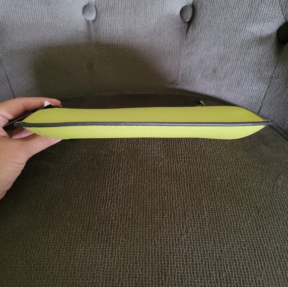 Joy Susan Chartreuse Wristlet/Crossbody - NW